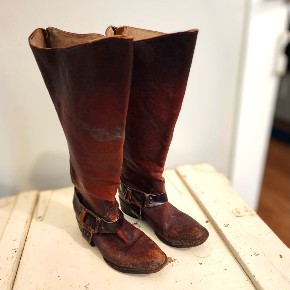 Freebird phily leather boots cowboy western size 7